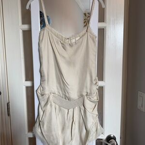 Zac Posen Cream Textured Dress